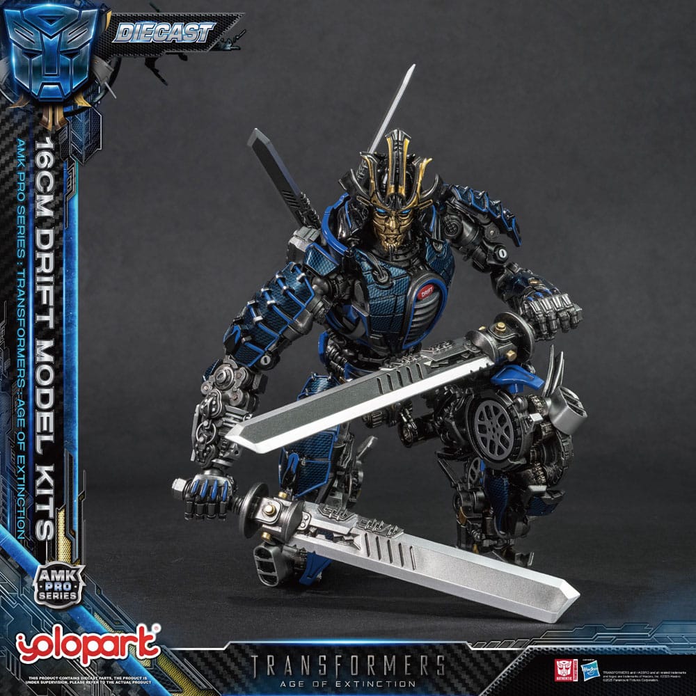 🧪 LAB | SU ORDINAZIONE Transformers: Age of Extinction AMK Pro Series Model Kit Drift 16 cm