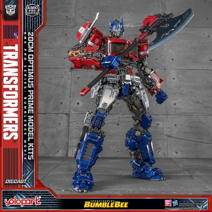 🧪 LAB | SU ORDINAZIONE Transformers: Bumblebee AMK PRO Series Plastic Model Kit Optimus Prime 20 cm