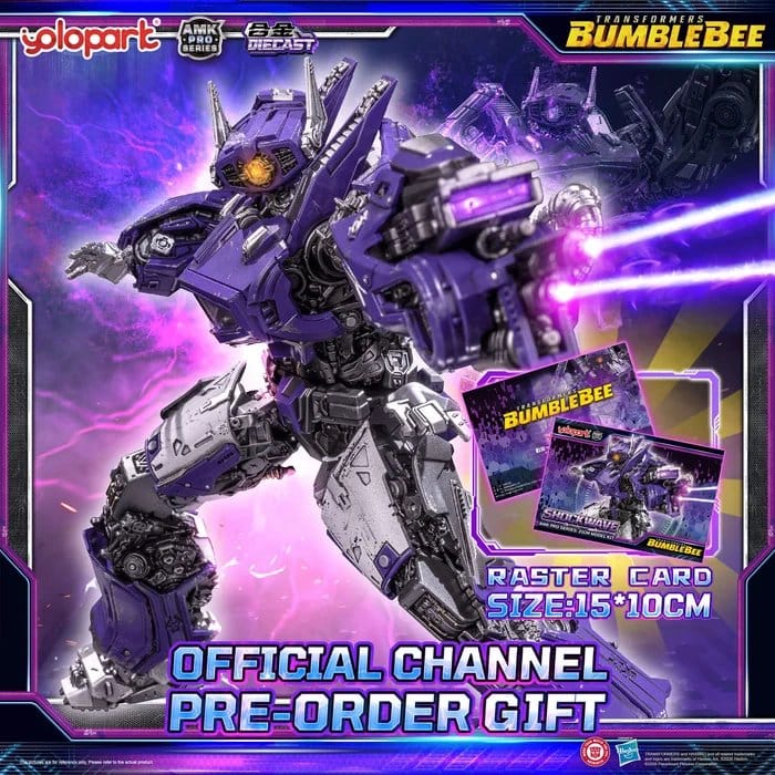 🧪 LAB | PREORDINE+ 02/2027 Transformers: Bumblebee the Movie AMK PRO Series Plastic Model Kit Shockwave 21 cm