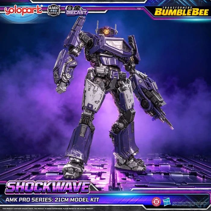 🧪 LAB | PREORDINE+ 02/2027 Transformers: Bumblebee the Movie AMK PRO Series Plastic Model Kit Shockwave 21 cm
