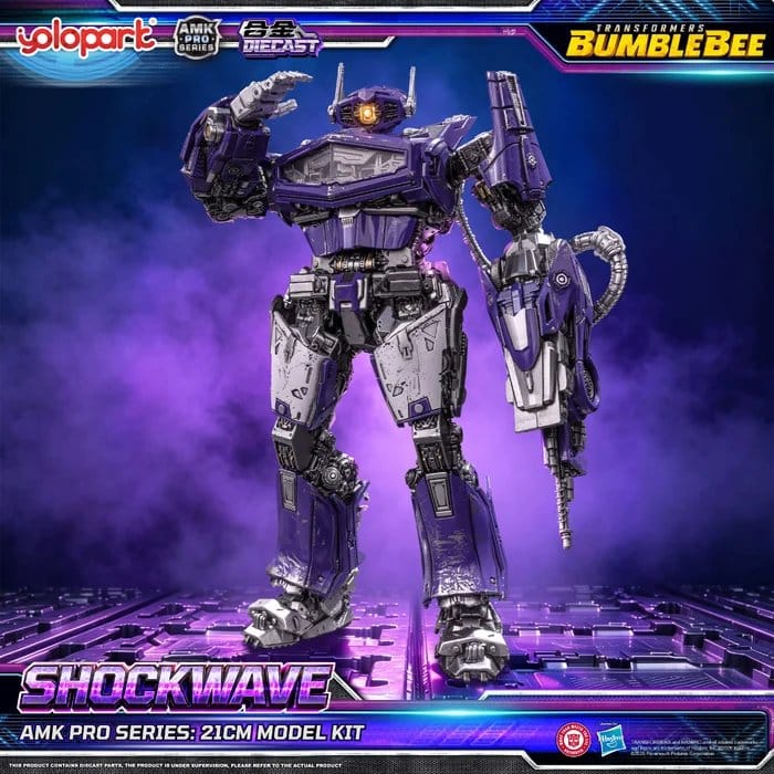 🧪 LAB | PREORDINE+ 02/2027 Transformers: Bumblebee the Movie AMK PRO Series Plastic Model Kit Shockwave 21 cm