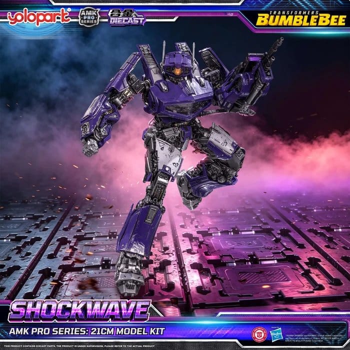 🧪 LAB | PREORDINE+ 02/2027 Transformers: Bumblebee the Movie AMK PRO Series Plastic Model Kit Shockwave 21 cm