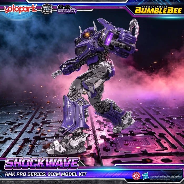 🧪 LAB | PREORDINE+ 02/2027 Transformers: Bumblebee the Movie AMK PRO Series Plastic Model Kit Shockwave 21 cm