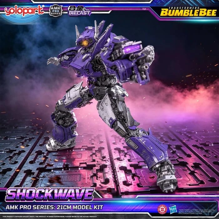🧪 LAB | PREORDINE+ 02/2027 Transformers: Bumblebee the Movie AMK PRO Series Plastic Model Kit Shockwave 21 cm