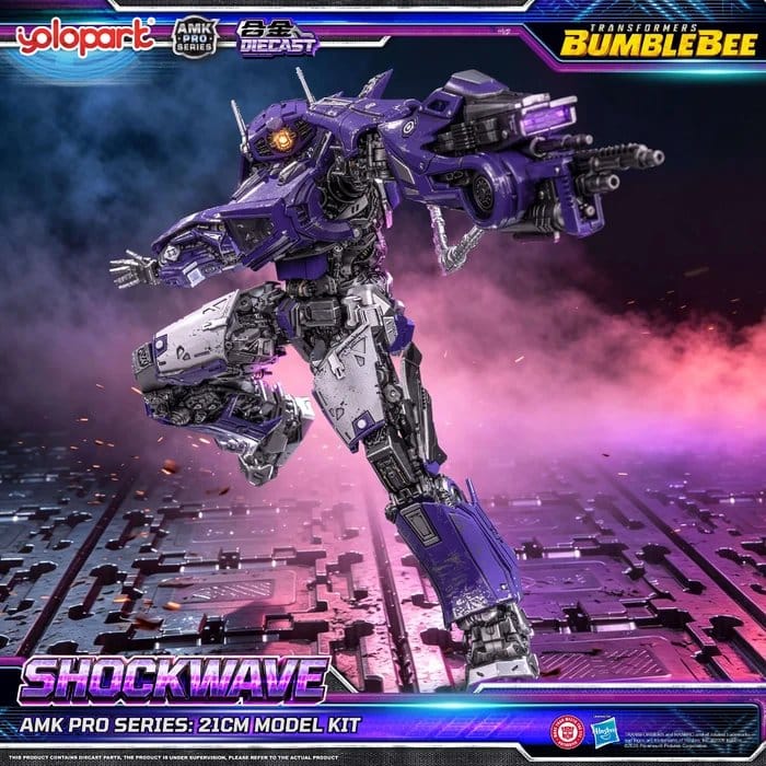 🧪 LAB | PREORDINE+ 02/2027 Transformers: Bumblebee the Movie AMK PRO Series Plastic Model Kit Shockwave 21 cm
