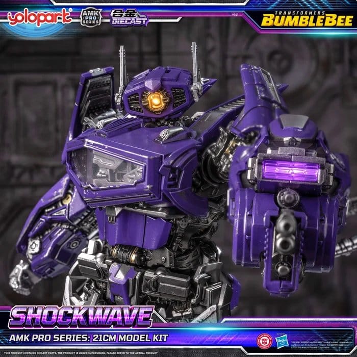 🧪 LAB | PREORDINE+ 02/2027 Transformers: Bumblebee the Movie AMK PRO Series Plastic Model Kit Shockwave 21 cm