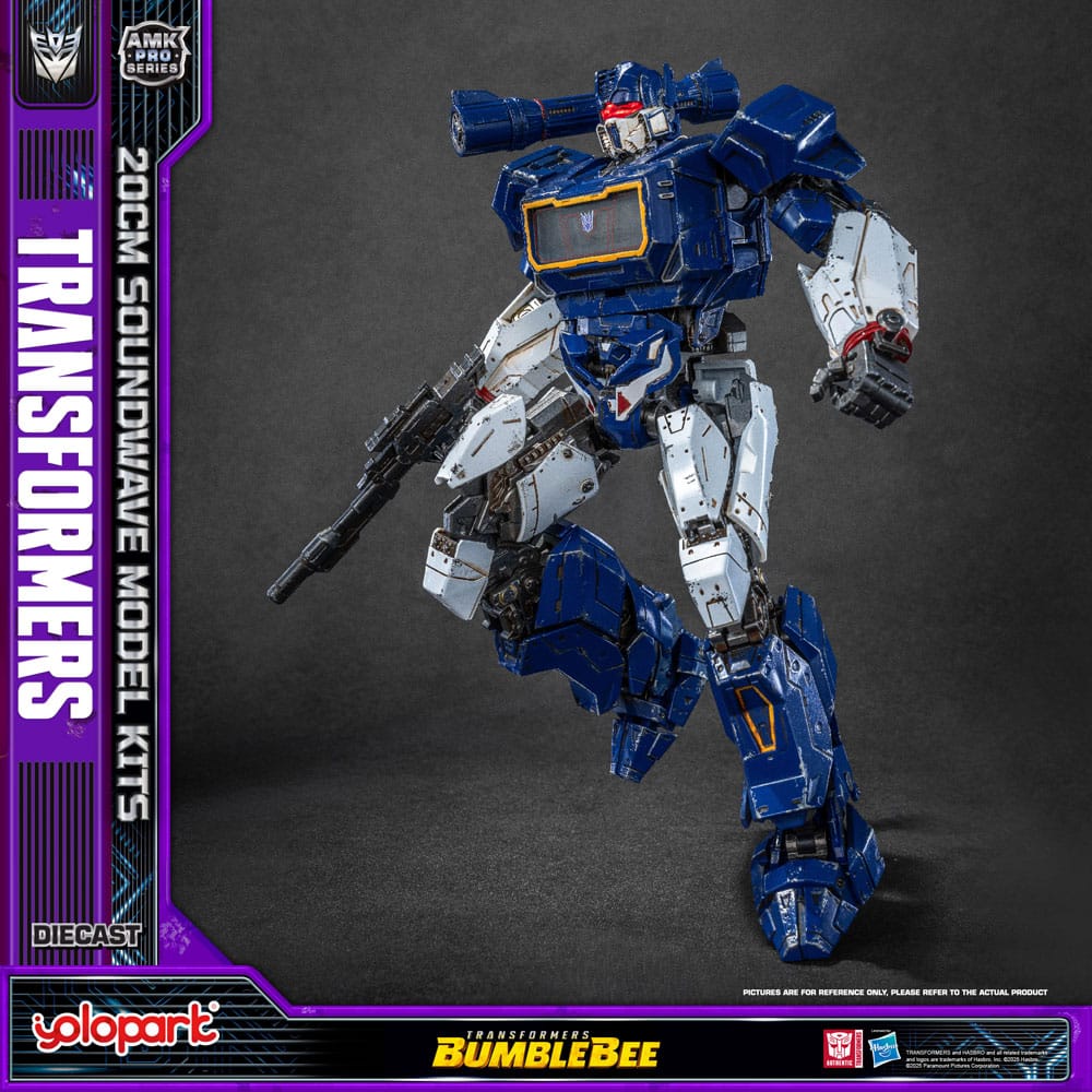 🧪 LAB | SU ORDINAZIONE Transformers: Bumblebee AMK Pro Series Plastic Model Kit Soundwave (Oversea Version) 20 cm