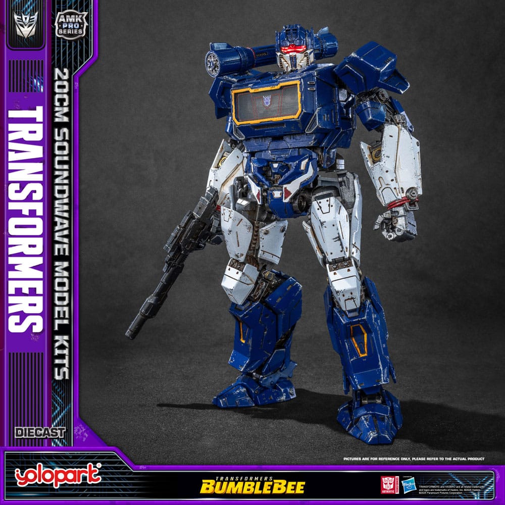 🧪 LAB | SU ORDINAZIONE Transformers: Bumblebee AMK Pro Series Plastic Model Kit Soundwave (Oversea Version) 20 cm