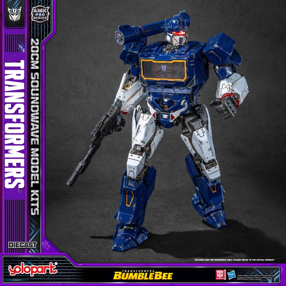 🧪 LAB | SU ORDINAZIONE Transformers: Bumblebee AMK Pro Series Plastic Model Kit Soundwave (Oversea Version) 20 cm