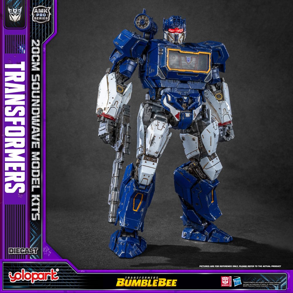 🧪 LAB | SU ORDINAZIONE Transformers: Bumblebee AMK Pro Series Plastic Model Kit Soundwave (Oversea Version) 20 cm