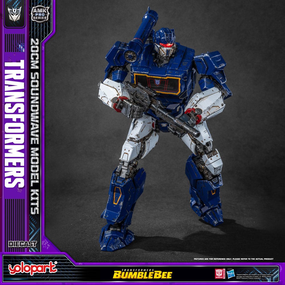 🧪 LAB | SU ORDINAZIONE Transformers: Bumblebee AMK Pro Series Plastic Model Kit Soundwave (Oversea Version) 20 cm