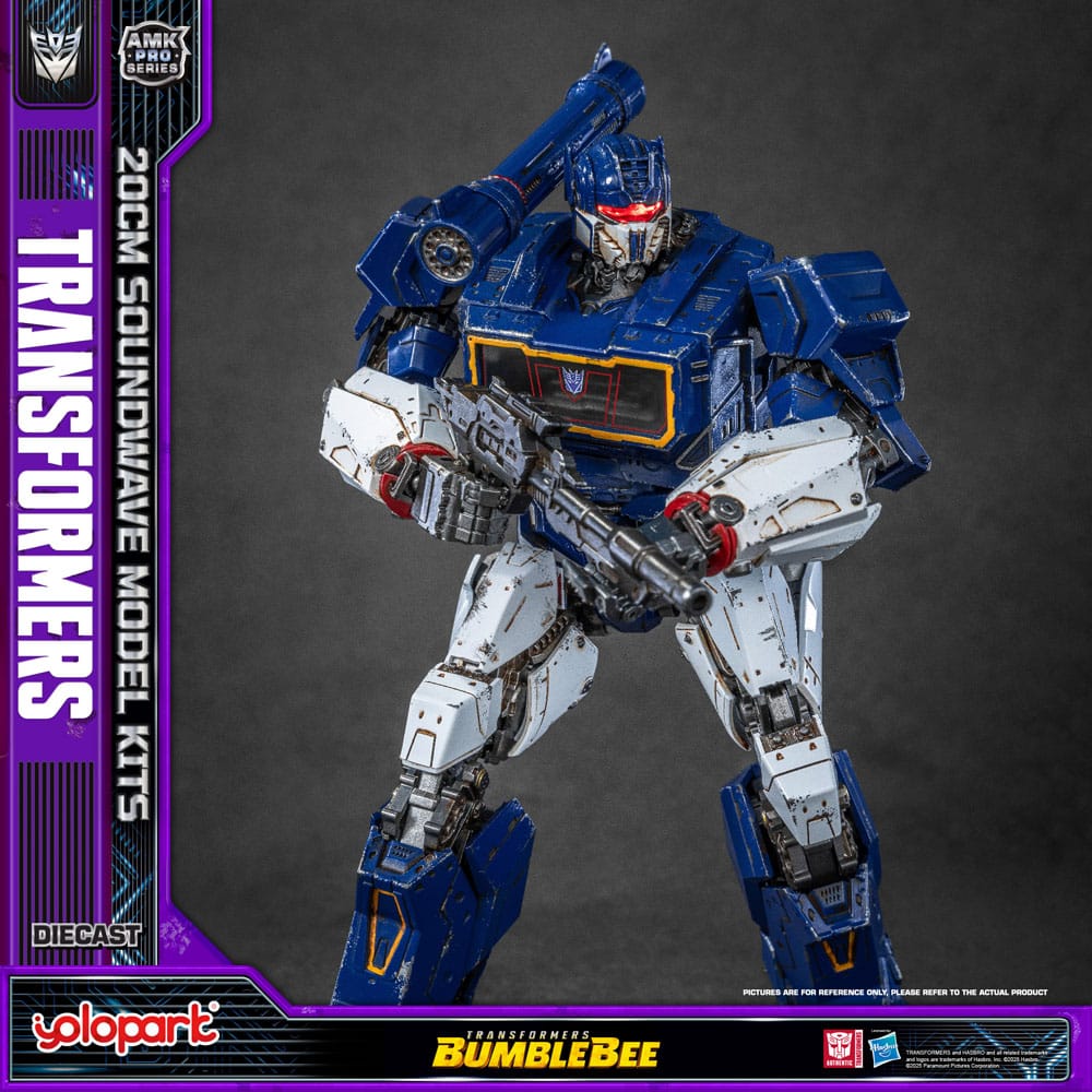 🧪 LAB | SU ORDINAZIONE Transformers: Bumblebee AMK Pro Series Plastic Model Kit Soundwave (Oversea Version) 20 cm