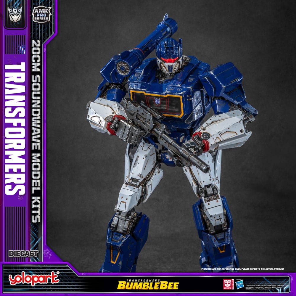 🧪 LAB | SU ORDINAZIONE Transformers: Bumblebee AMK Pro Series Plastic Model Kit Soundwave (Oversea Version) 20 cm