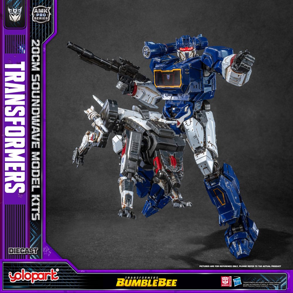 🧪 LAB | SU ORDINAZIONE Transformers: Bumblebee AMK Pro Series Plastic Model Kit Soundwave (Oversea Version) 20 cm