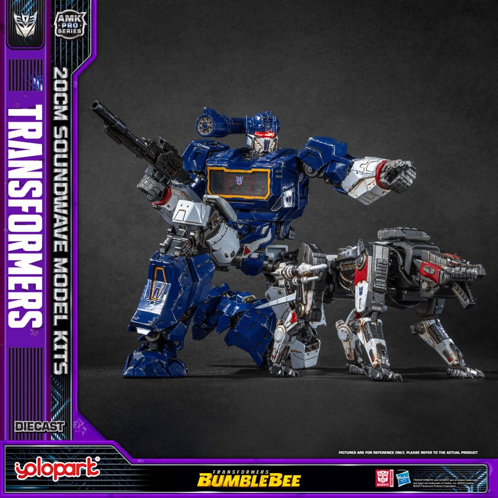 🧪 LAB | SU ORDINAZIONE Transformers: Bumblebee AMK Pro Series Plastic Model Kit Soundwave (Oversea Version) 20 cm