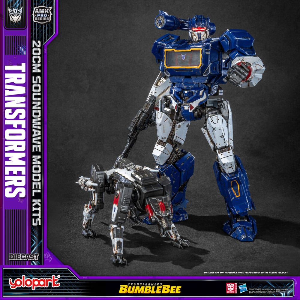 🧪 LAB | SU ORDINAZIONE Transformers: Bumblebee AMK Pro Series Plastic Model Kit Soundwave (Oversea Version) 20 cm