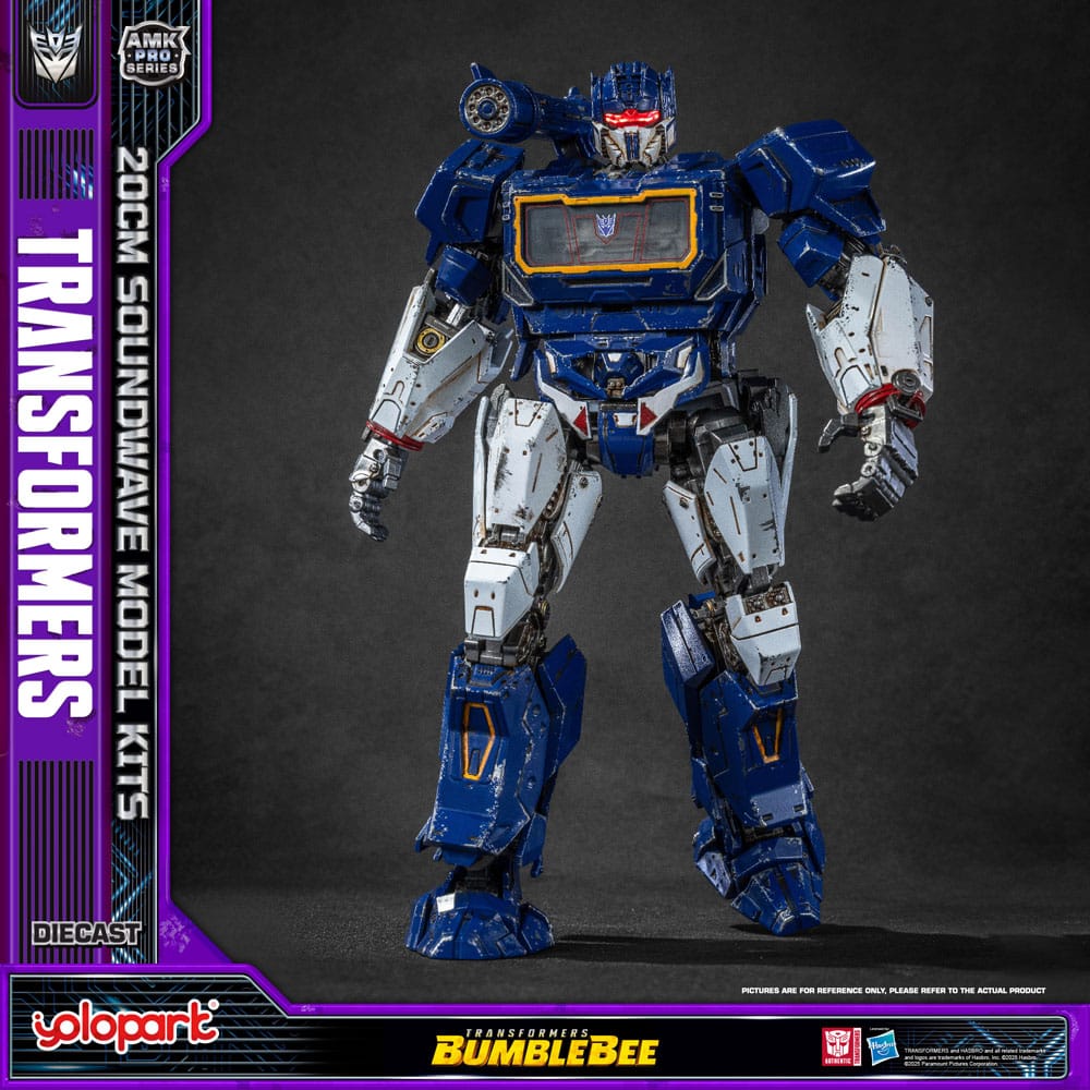 🧪 LAB | SU ORDINAZIONE Transformers: Bumblebee AMK Pro Series Plastic Model Kit Soundwave (Oversea Version) 20 cm