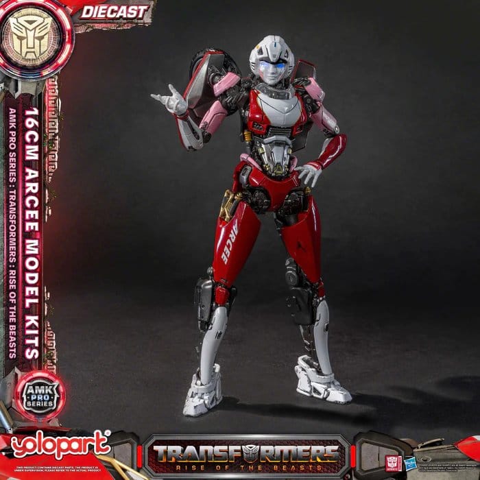 🧪 LAB | SU ORDINAZIONE Transformers: Rise of the Beasts AMK Pro Series Model Kit Arcee 15 cm