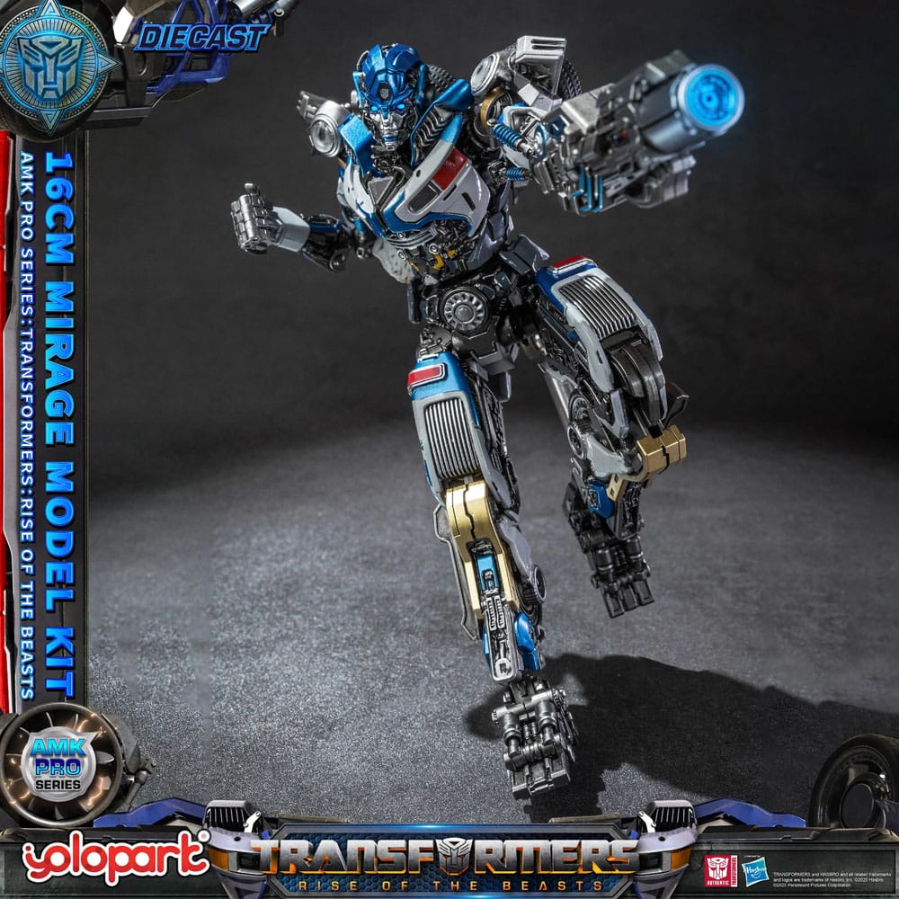 🧪 LAB | SU ORDINAZIONE Transformers: Rise of the Beasts AMK Pro Series Plastic Model Kit Mirage (Oversea Version) 16 cm