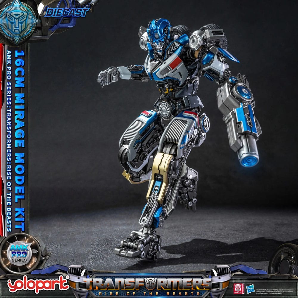 🧪 LAB | SU ORDINAZIONE Transformers: Rise of the Beasts AMK Pro Series Plastic Model Kit Mirage (Oversea Version) 16 cm
