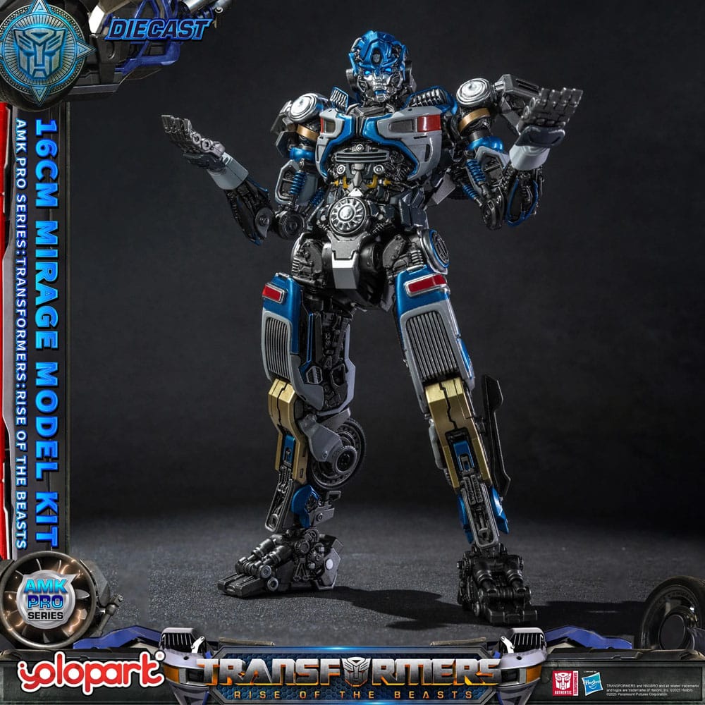 🧪 LAB | SU ORDINAZIONE Transformers: Rise of the Beasts AMK Pro Series Plastic Model Kit Mirage (Oversea Version) 16 cm