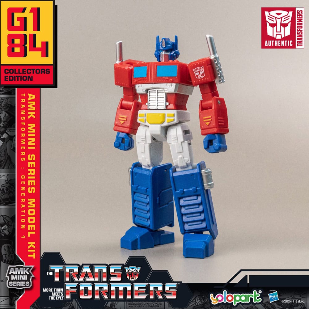 🧪 LAB | SU ORDINAZIONE Transformers: Generation One AMK Mini Series Plastic Model Kit Optimus Prime 12 cm