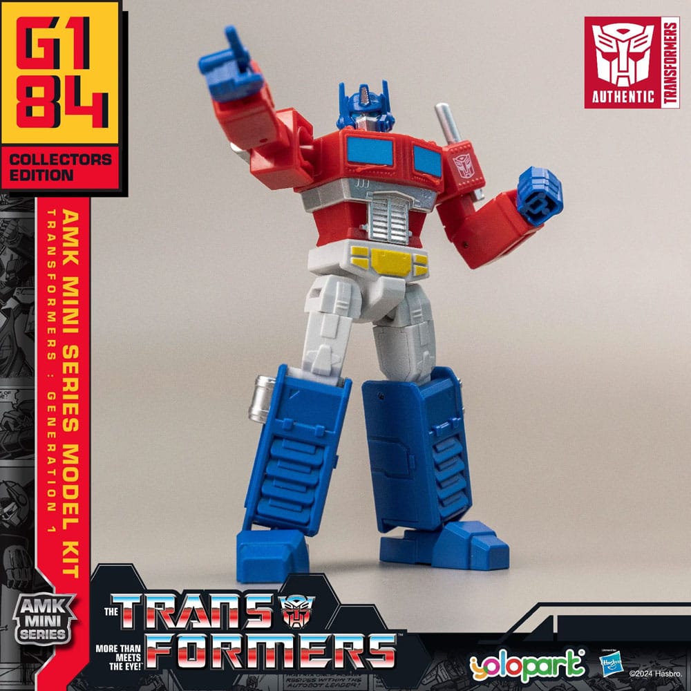 🧪 LAB | SU ORDINAZIONE Transformers: Generation One AMK Mini Series Plastic Model Kit Optimus Prime 12 cm