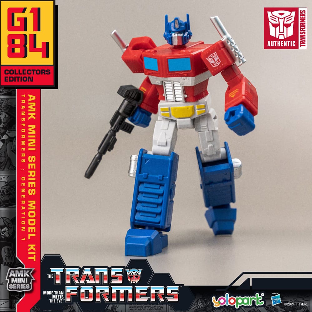 🧪 LAB | SU ORDINAZIONE Transformers: Generation One AMK Mini Series Plastic Model Kit Optimus Prime 12 cm