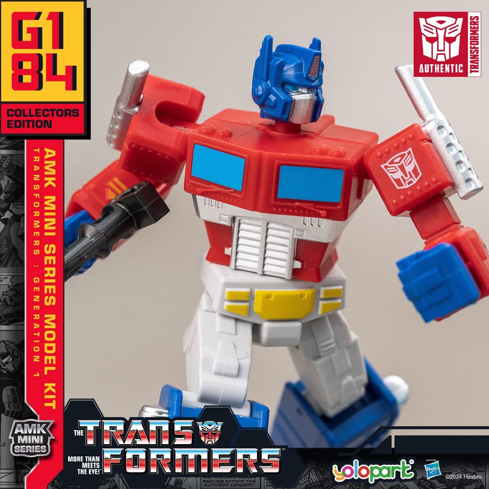 🧪 LAB | SU ORDINAZIONE Transformers: Generation One AMK Mini Series Plastic Model Kit Optimus Prime 12 cm