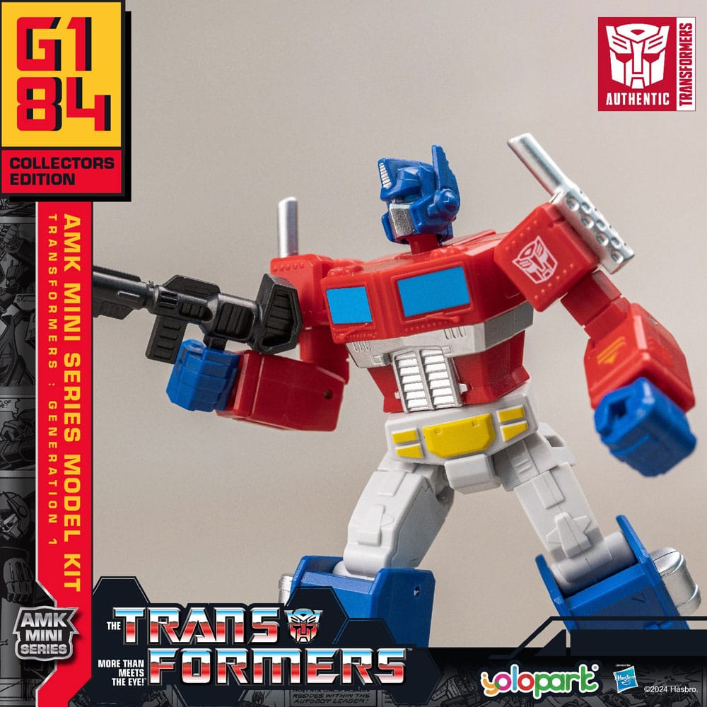 🧪 LAB | SU ORDINAZIONE Transformers: Generation One AMK Mini Series Plastic Model Kit Optimus Prime 12 cm