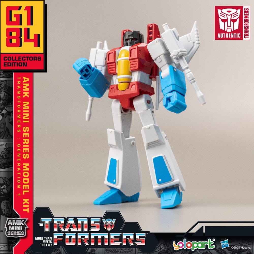 🧪 LAB | SU ORDINAZIONE Transformers: Generation One AMK Mini Series Plastic Model Kit Starscream 11 cm