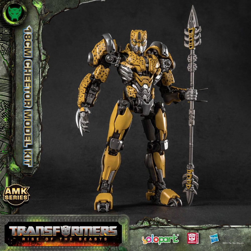 🧪 LAB | SU ORDINAZIONE Transformers: Rise of the Beasts AMK Series Plastic Model Kit Cheetor 22 cm