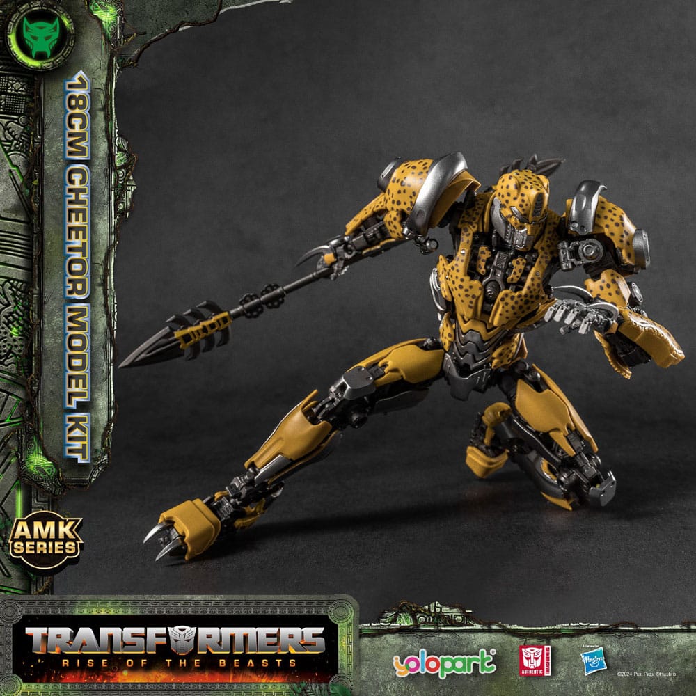 🧪 LAB | SU ORDINAZIONE Transformers: Rise of the Beasts AMK Series Plastic Model Kit Cheetor 22 cm