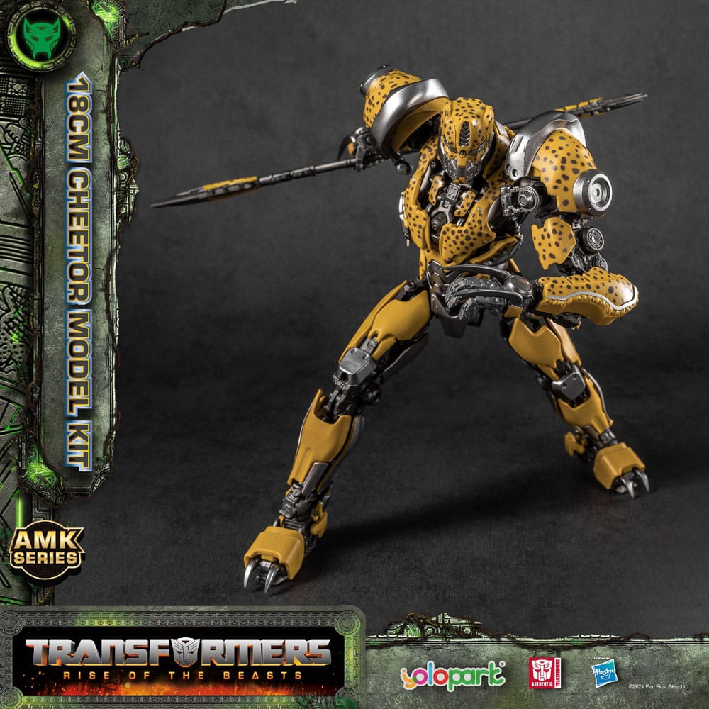 🧪 LAB | SU ORDINAZIONE Transformers: Rise of the Beasts AMK Series Plastic Model Kit Cheetor 22 cm