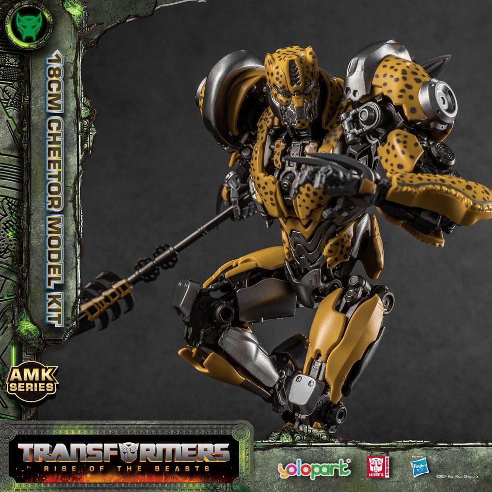 🧪 LAB | SU ORDINAZIONE Transformers: Rise of the Beasts AMK Series Plastic Model Kit Cheetor 22 cm