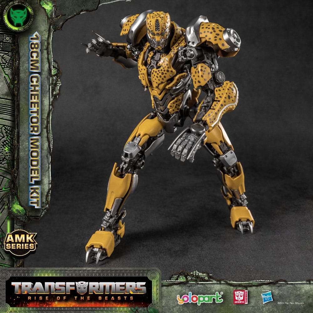🧪 LAB | SU ORDINAZIONE Transformers: Rise of the Beasts AMK Series Plastic Model Kit Cheetor 22 cm