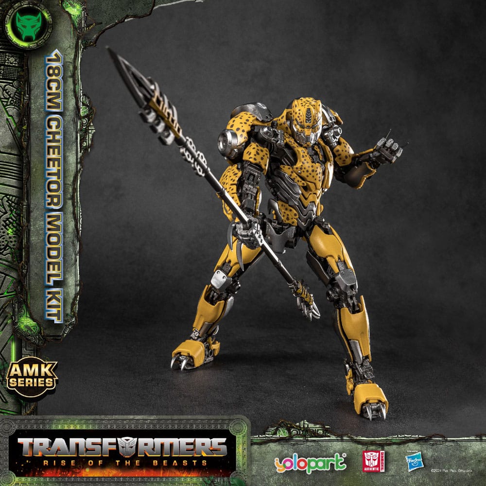 🧪 LAB | SU ORDINAZIONE Transformers: Rise of the Beasts AMK Series Plastic Model Kit Cheetor 22 cm