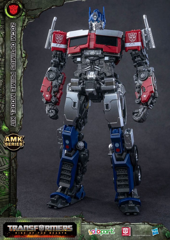 🧪 LAB | SU ORDINAZIONE Transformers: Rise of the Beasts AMK Series Plastic Model Kit Optimus Prime 20 cm