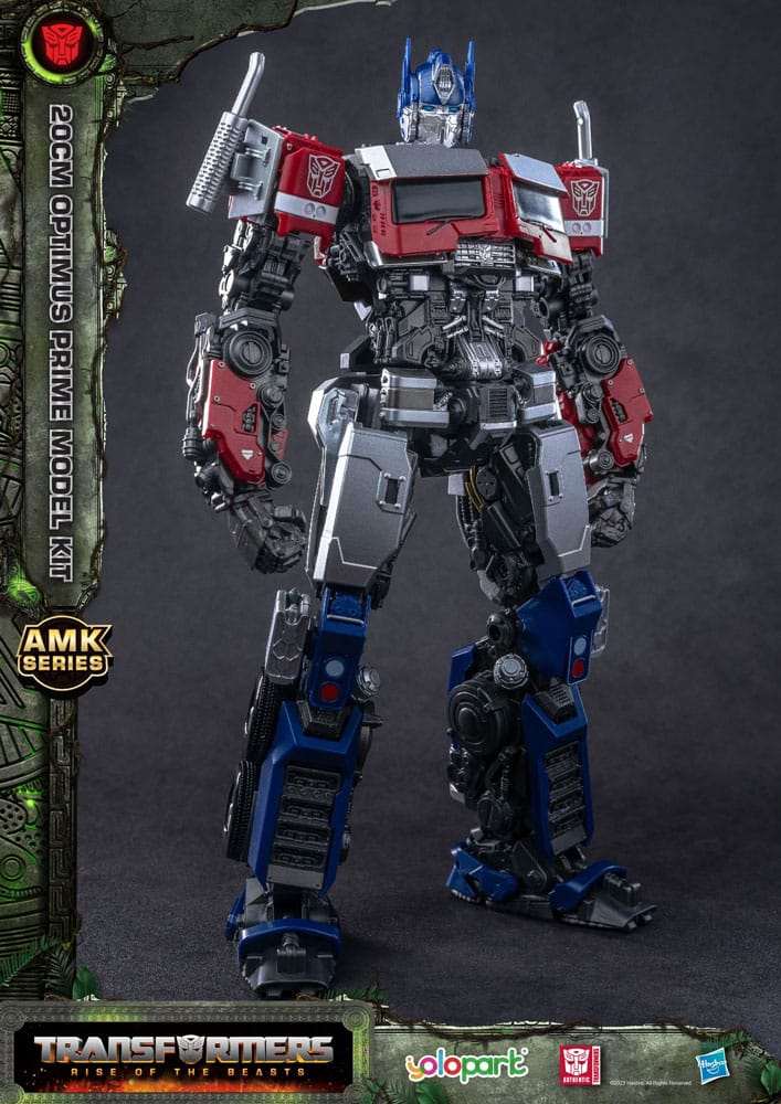 🧪 LAB | SU ORDINAZIONE Transformers: Rise of the Beasts AMK Series Plastic Model Kit Optimus Prime 20 cm