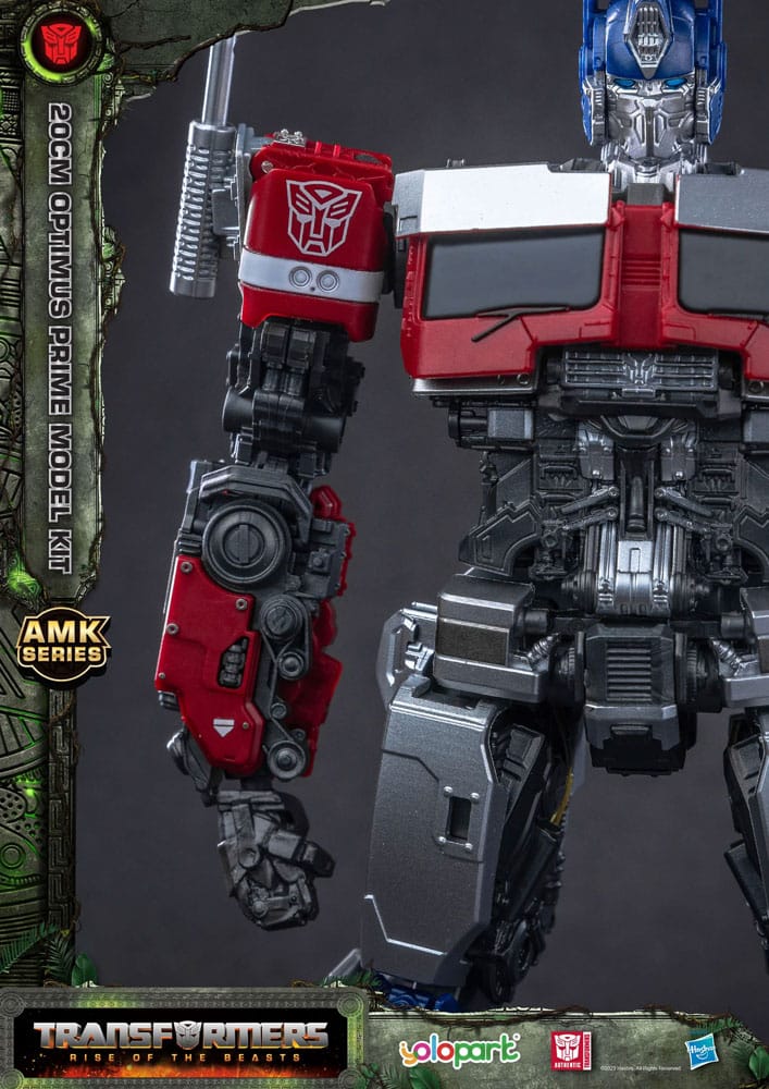 🧪 LAB | SU ORDINAZIONE Transformers: Rise of the Beasts AMK Series Plastic Model Kit Optimus Prime 20 cm