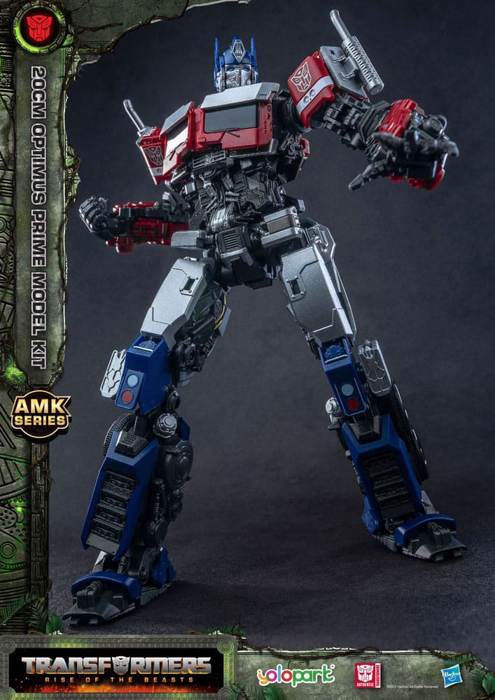 🧪 LAB | SU ORDINAZIONE Transformers: Rise of the Beasts AMK Series Plastic Model Kit Optimus Prime 20 cm