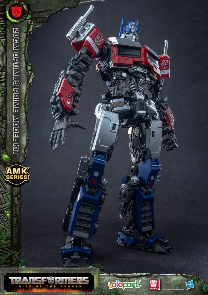 🧪 LAB | SU ORDINAZIONE Transformers: Rise of the Beasts AMK Series Plastic Model Kit Optimus Prime 20 cm