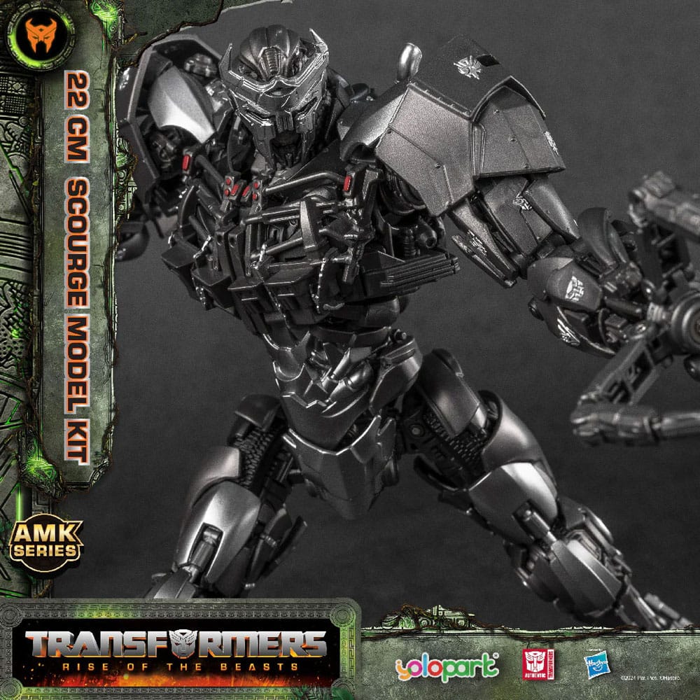 🧪 LAB | SU ORDINAZIONE Transformers: Rise of the Beasts AMK Series Plastic Model Kit Scourge 22 cm