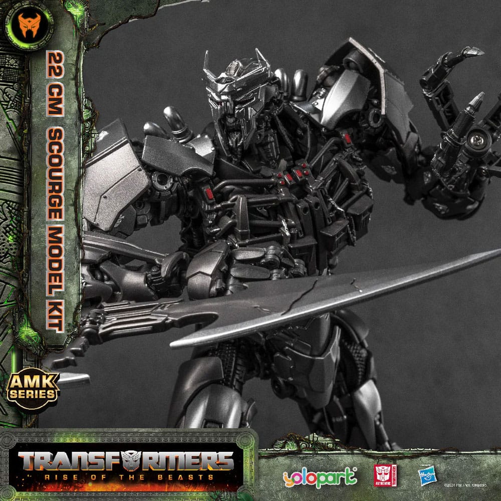 🧪 LAB | SU ORDINAZIONE Transformers: Rise of the Beasts AMK Series Plastic Model Kit Scourge 22 cm