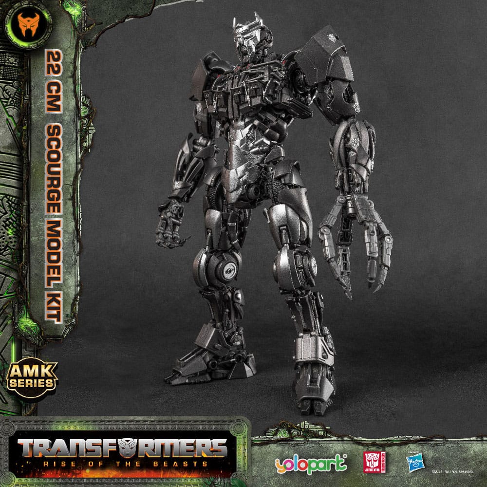 🧪 LAB | SU ORDINAZIONE Transformers: Rise of the Beasts AMK Series Plastic Model Kit Scourge 22 cm