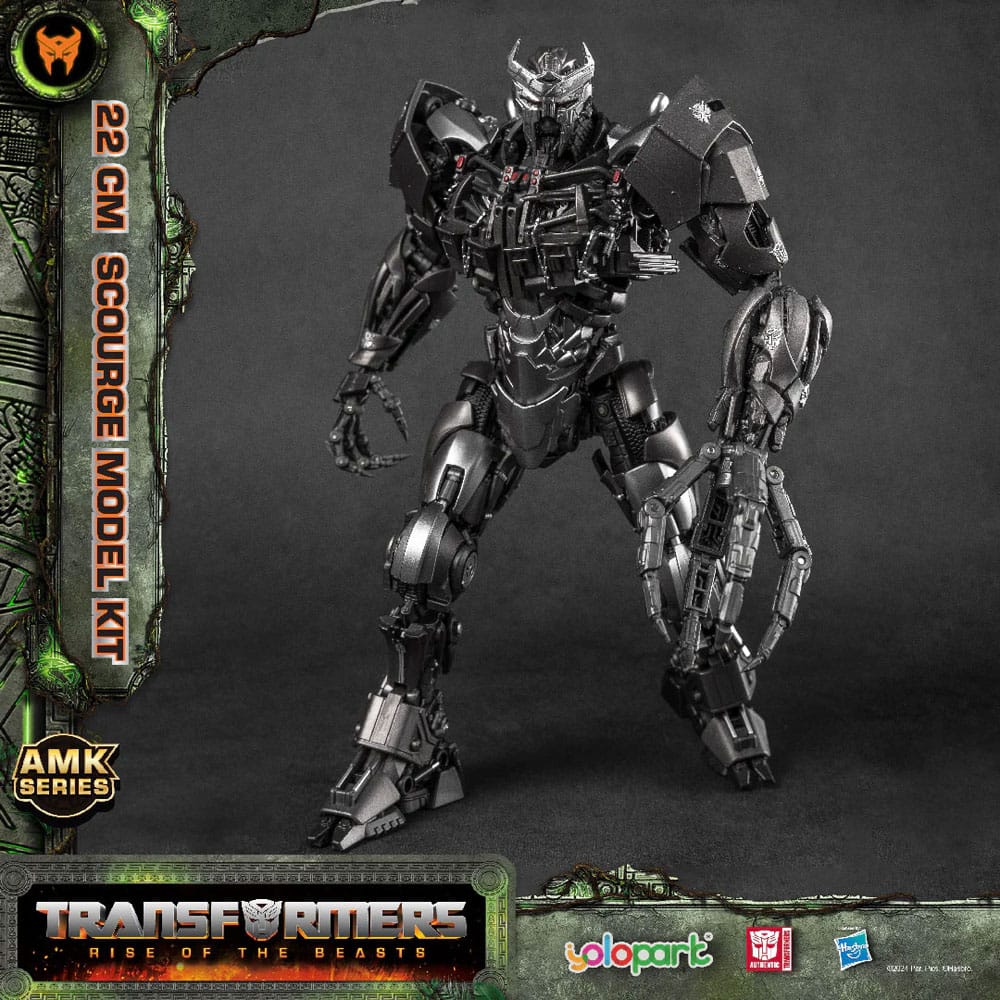 🧪 LAB | SU ORDINAZIONE Transformers: Rise of the Beasts AMK Series Plastic Model Kit Scourge 22 cm