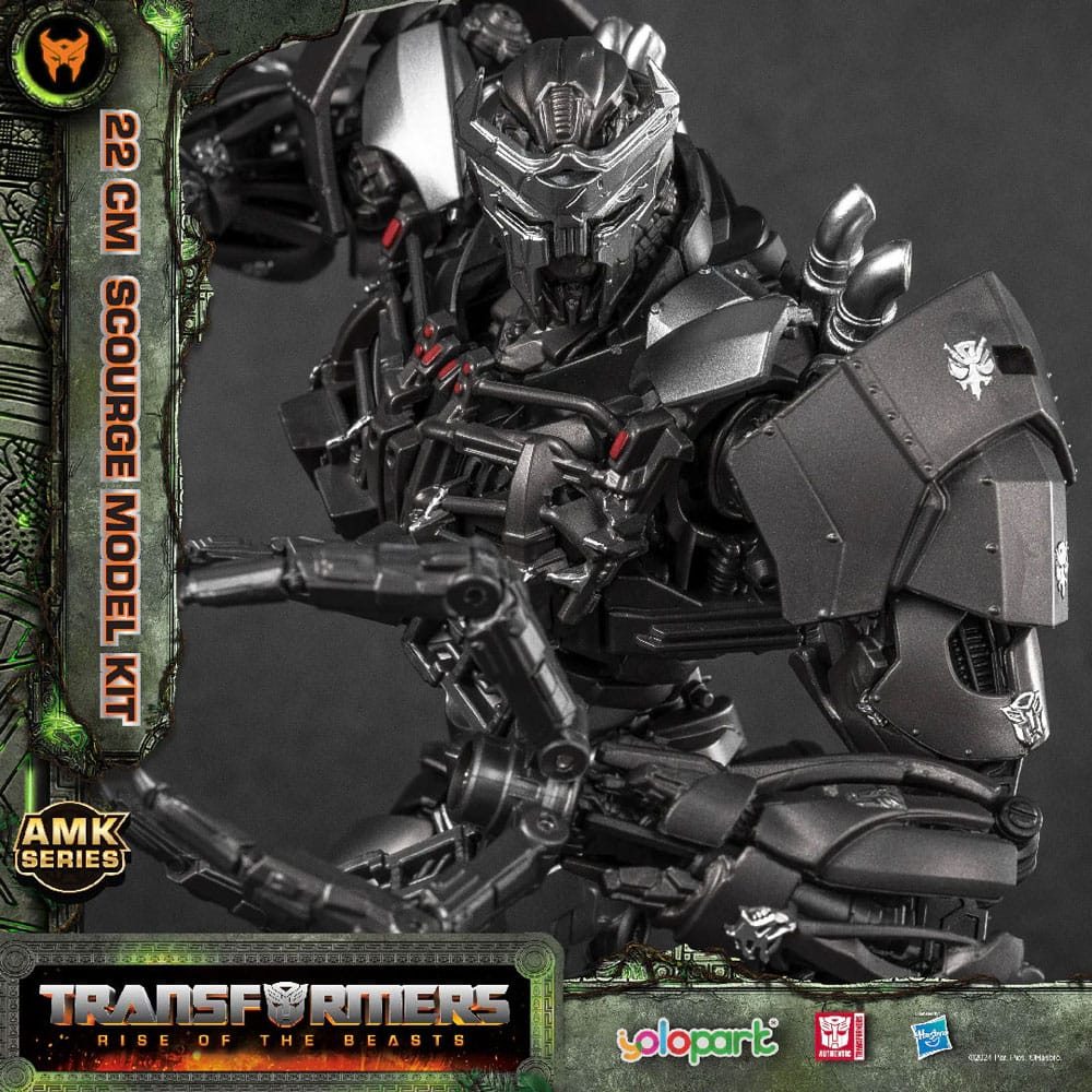 🧪 LAB | SU ORDINAZIONE Transformers: Rise of the Beasts AMK Series Plastic Model Kit Scourge 22 cm