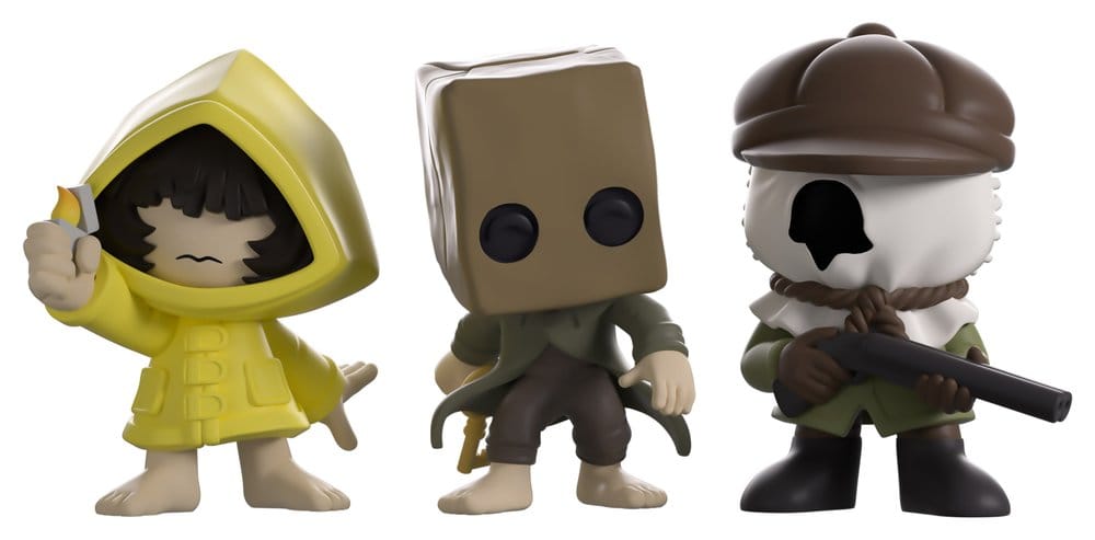 🧪 LAB | PREORDINE+ 07/2027 Little Nightmares II Minitooz 3-Pack Mono, Six & Hunter 7 cm