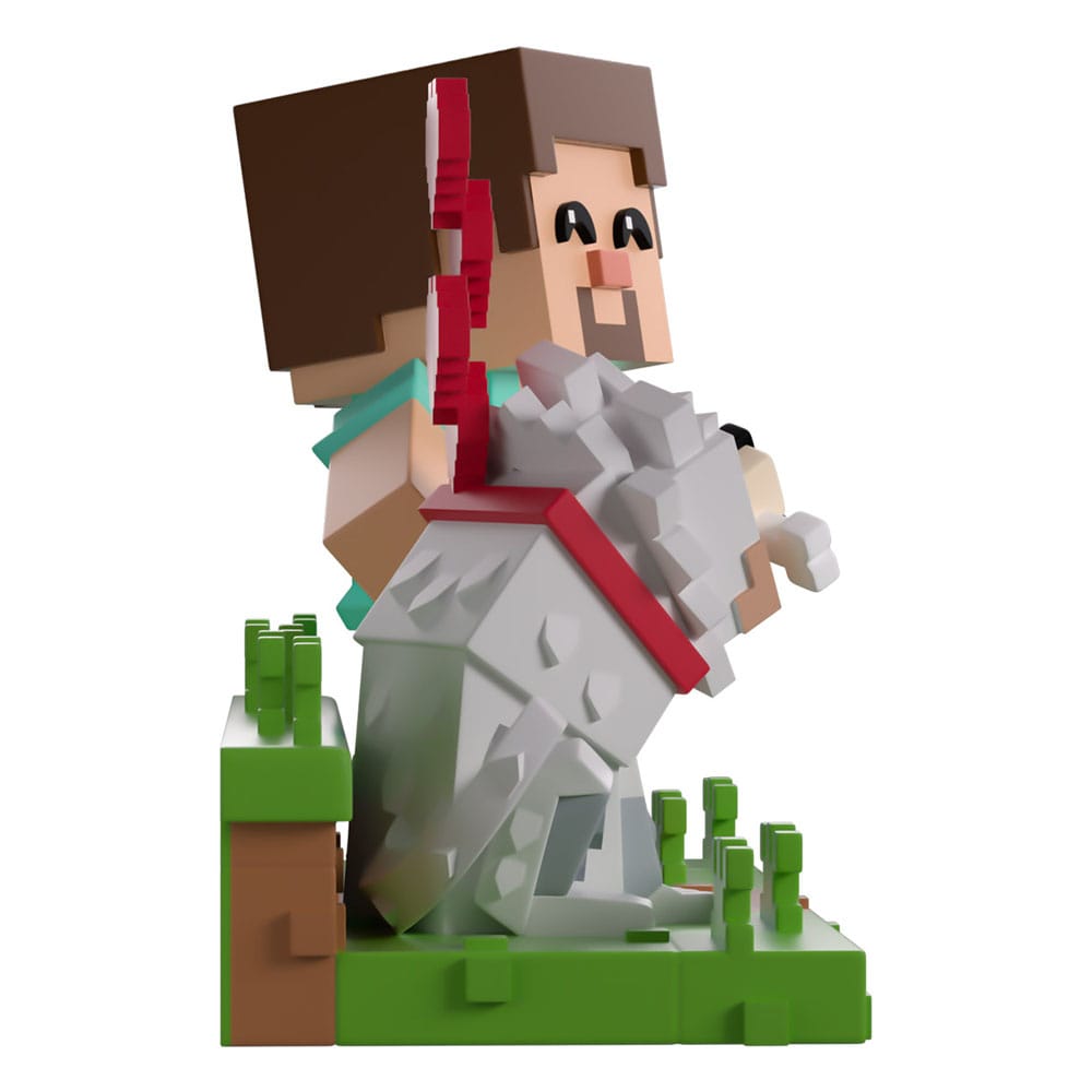 🧪 LAB | SU ORDINAZIONE Minecraft Vinyl Figure Taming a Wolf 10 cm