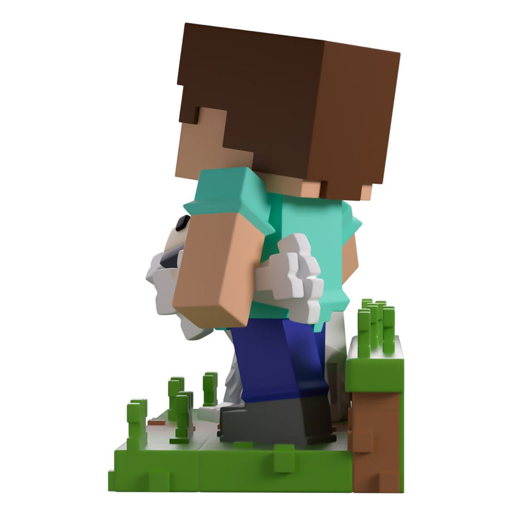🧪 LAB | SU ORDINAZIONE Minecraft Vinyl Figure Taming a Wolf 10 cm